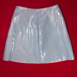 pvc baby blur skirt!